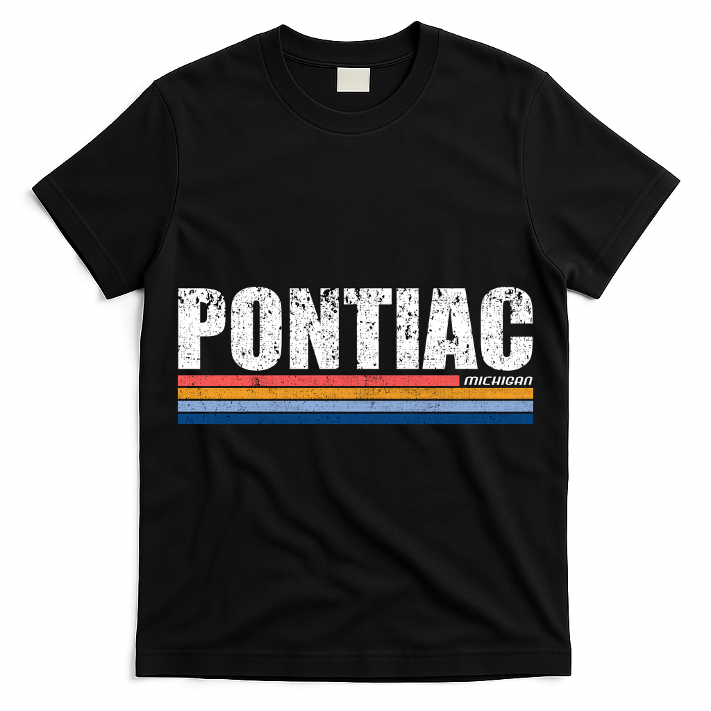 Pontiac Michigan Retro T-Shirt