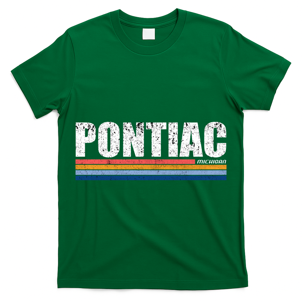 Pontiac Michigan Retro T-Shirt