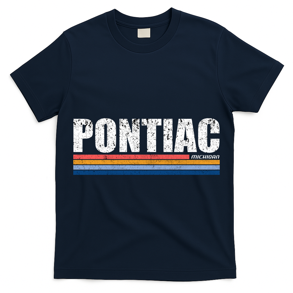 Pontiac Michigan Retro T-Shirt