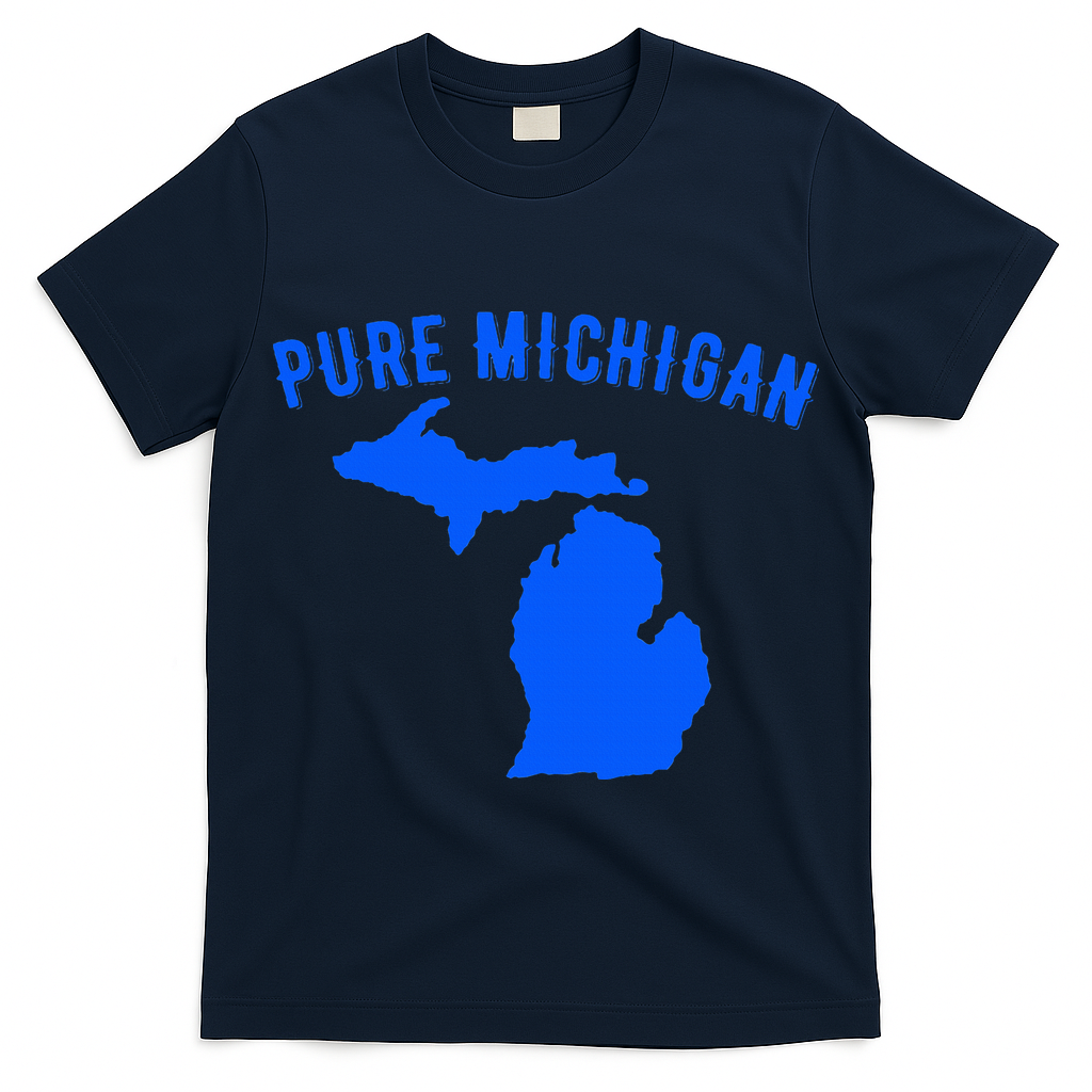 Pure Michigan Vacation Water Lake Fun Gift Idea T-Shirt