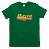 Pluto Never Forget Funny Retro Science - Green
