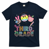 Peace Out 3rd Third Grade Graduation Last Day Of School T-Shirt - Navy
