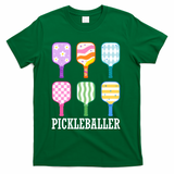 Pickleballer Pickle Baller Funny Cute Pickleball T-Shirt - Green