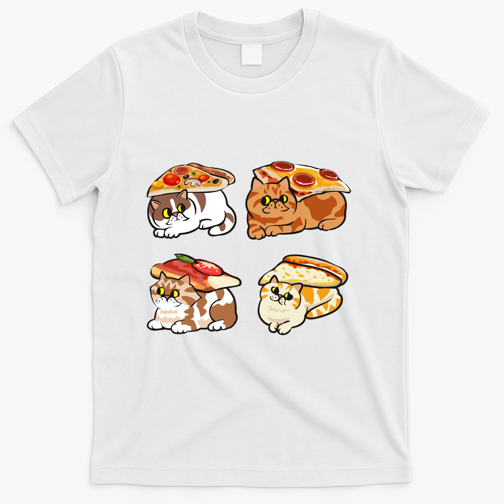 Pizza Persian Cat - White