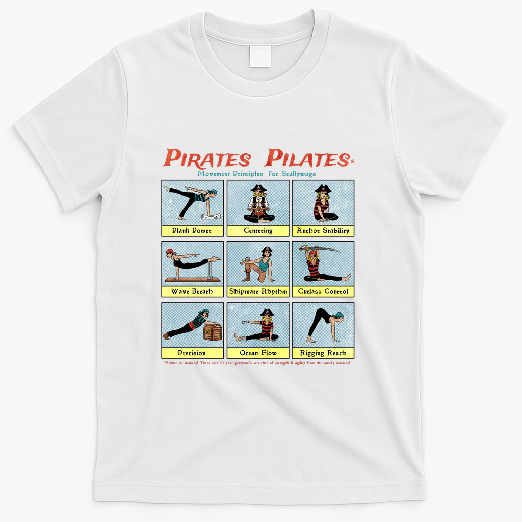 Pirates Pilates - White