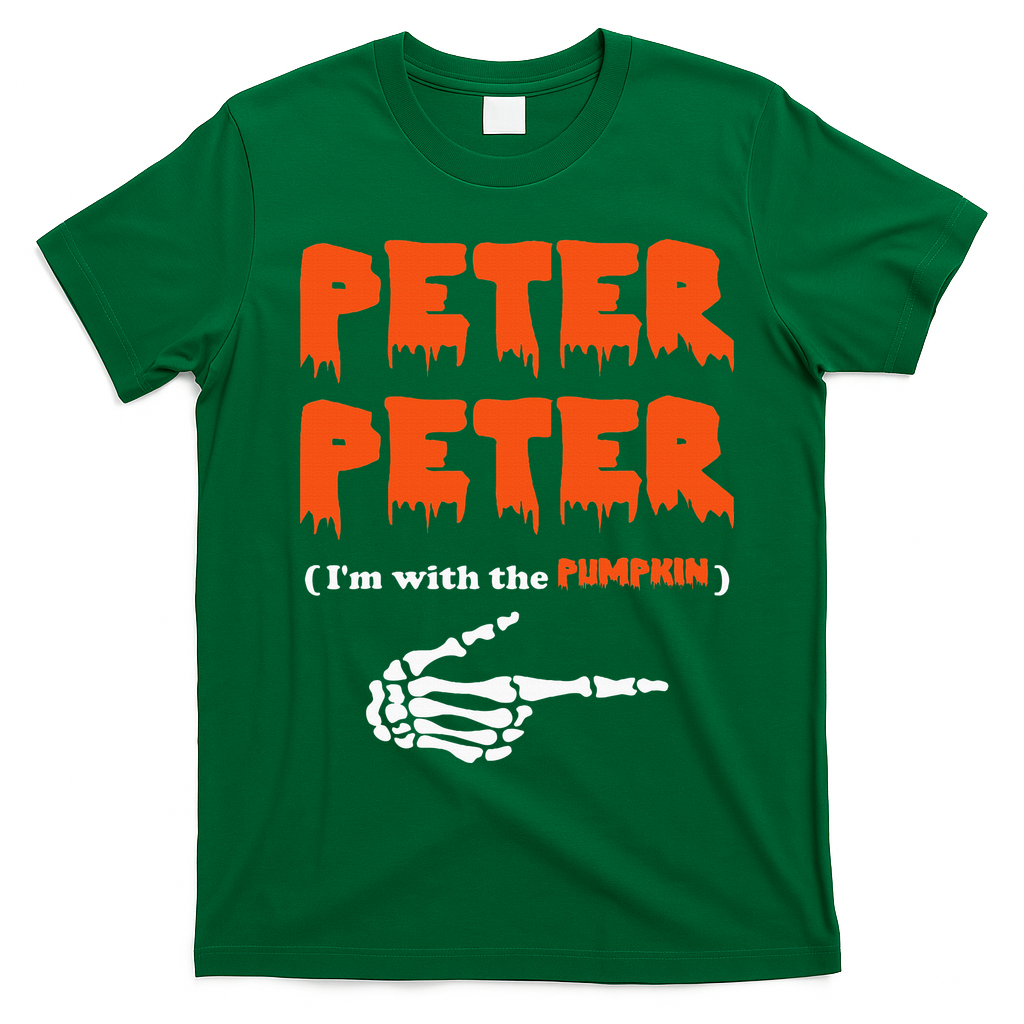 Peter Peter IM With The Pumpkin Halloween Costume T-Shirt - Irish Green