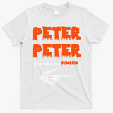 Peter Peter IM With The Pumpkin Halloween Costume T-Shirt - White