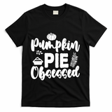 Pumpkin Pie Obsessed T-Shirt - Black