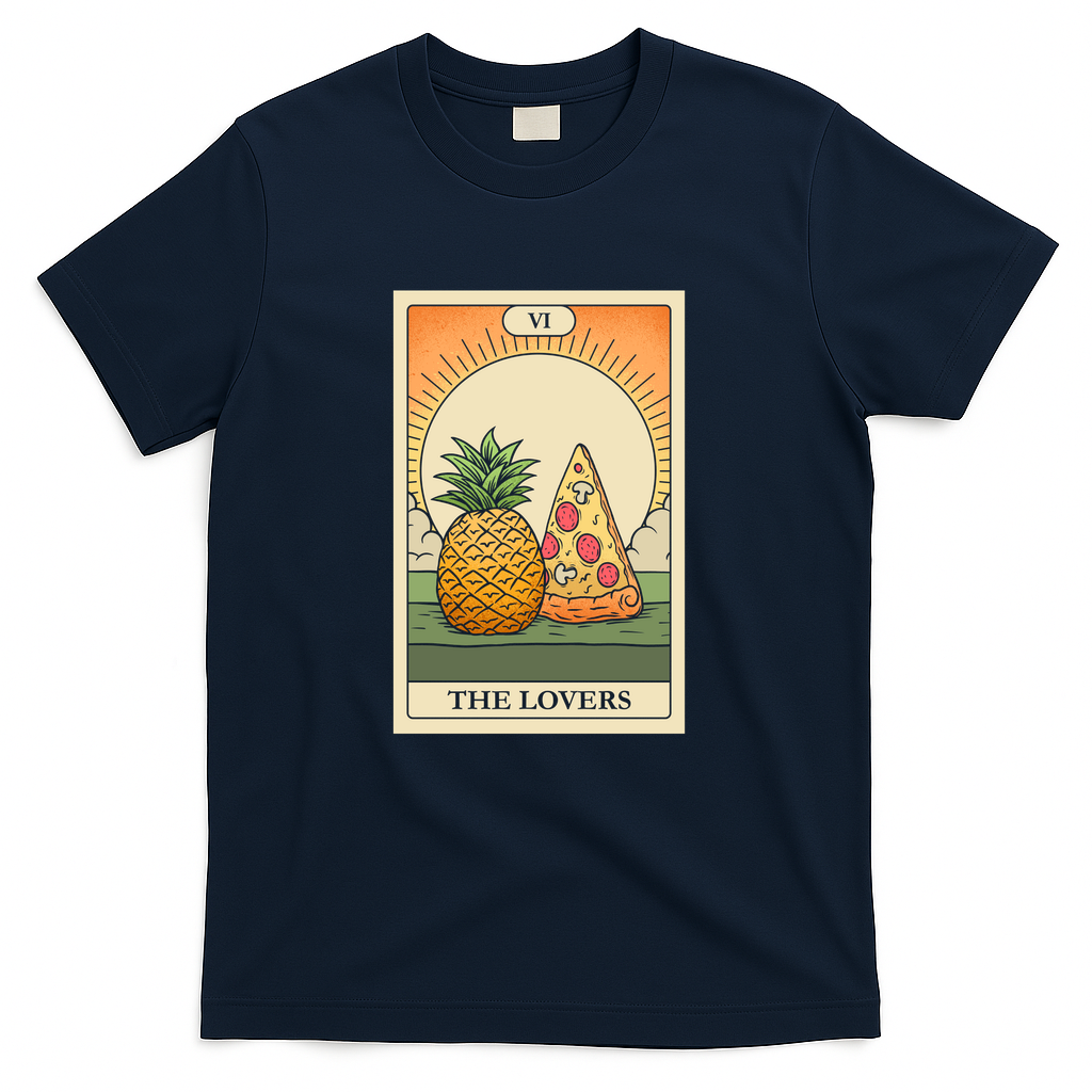 Pizza & Pineapple Unexpected Lovers - Navy