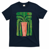Potted plant with a ladybug - Navy