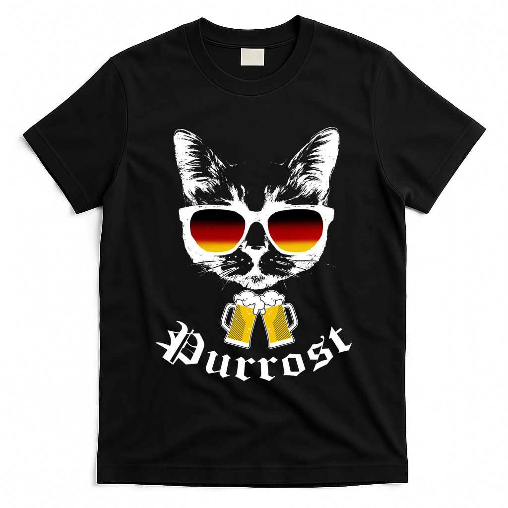 Purrost Cat Funny Oktoberfest T-Shirt