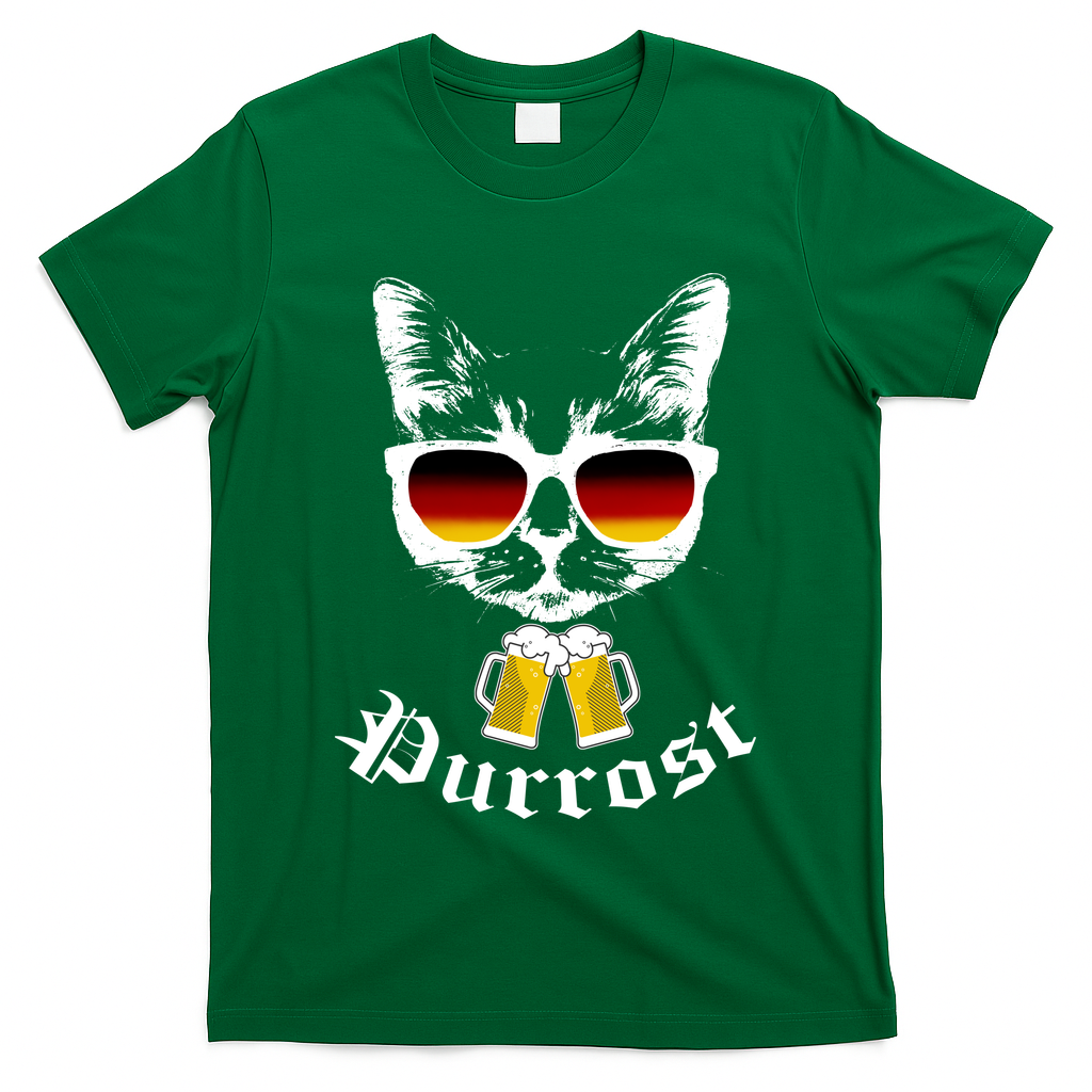 Purrost Cat Funny Oktoberfest T-Shirt