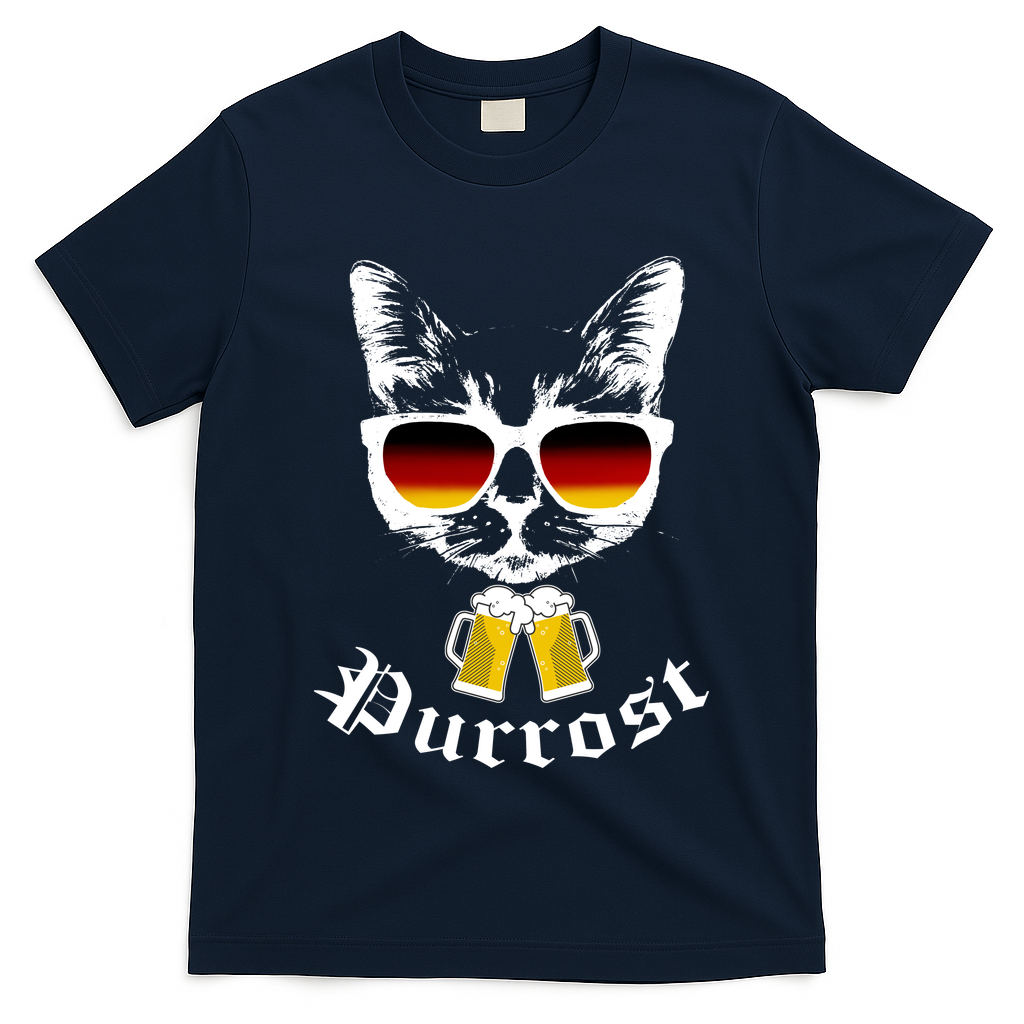 Purrost Cat Funny Oktoberfest T-Shirt
