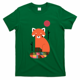 Prismatic Red Panda - Green