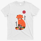 Prismatic Red Panda - White