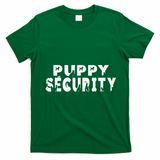 Puppy Security Adult Dog Catcher Costume Dalmatian Halloween T-Shirt - Irish Green
