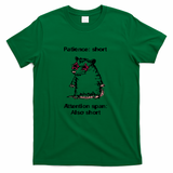 Patience short attention span also short opossum - Green