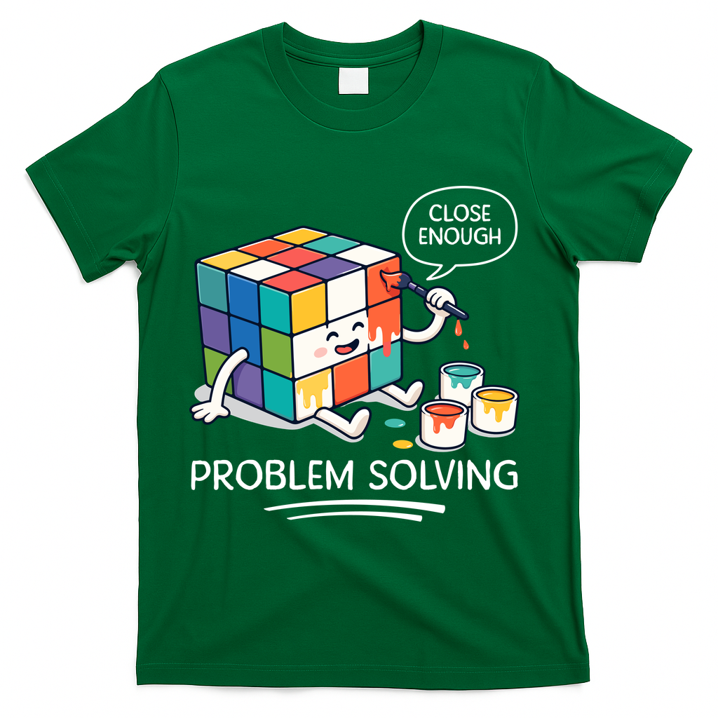 Problem Solving Close Enough T-Shirt - Green