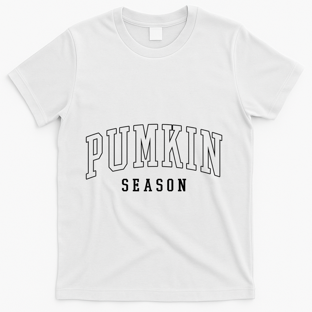 Pumpkin Season Fall Lover T-Shirt - White