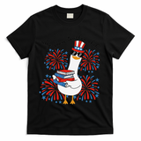 Patriotic Silly Goose Teacher Club 4th Of July Teacher Life T-Shirt - Black