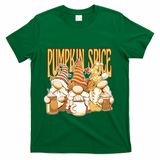 Pumpkin Spice Gnomes Autumn Lover T-Shirt - Green