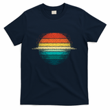 Pixelated sunset - Navy