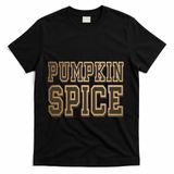 Pumpkin Spice Lover Fall T-Shirt - Black