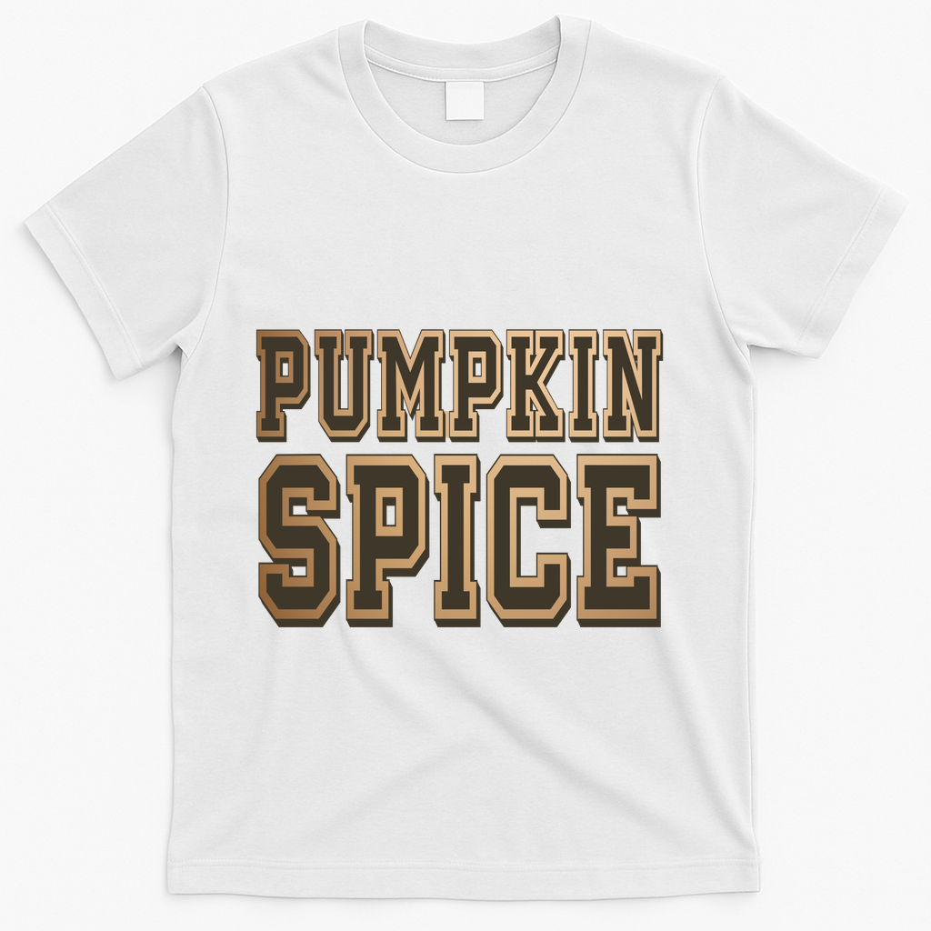 Pumpkin Spice Lover Fall T-Shirt - White