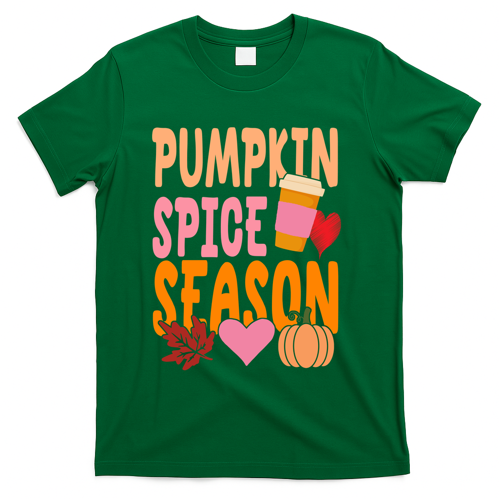 Pumpkin Spice Season T-Shirt - Green