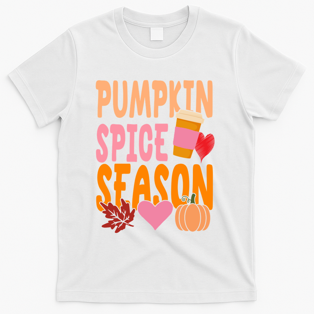 Pumpkin Spice Season T-Shirt - White