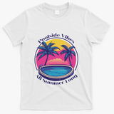Pool Side Vibes All Summer Long T-Shirt - White