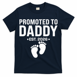 Promoted To Daddy EST 2026 New Baby Feet T-Shirt