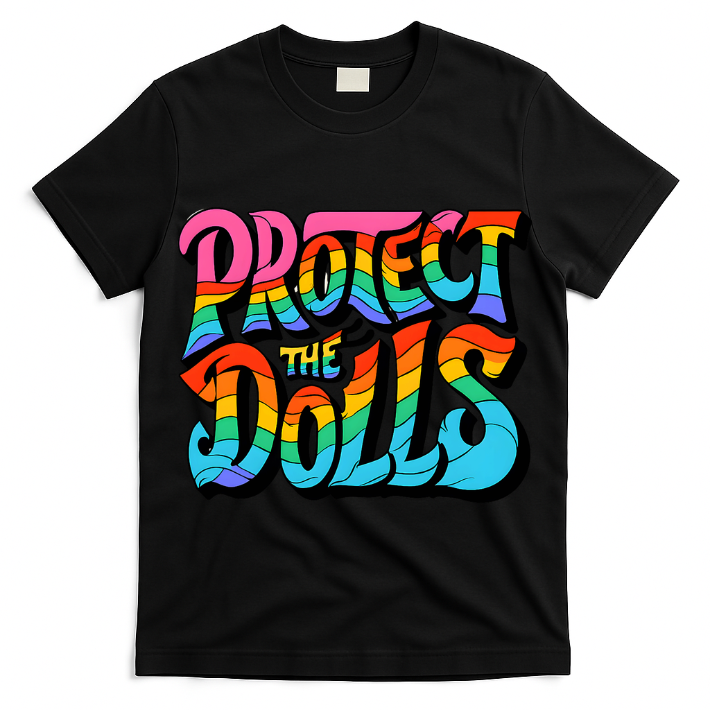 Protect The Dolls Retro Protect The Dolls LGBTQ Pride  T-Shirt