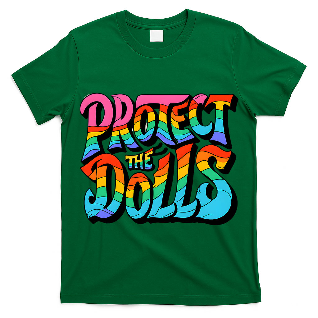 Protect The Dolls Retro Protect The Dolls LGBTQ Pride  T-Shirt