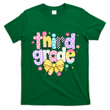 Preppy Third Grade Teacher 3rd Grade Back To School T-Shirt - Irish Green