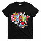 Preppy Teacher Last Day Of School Teacher Summer T-Shirt - Black