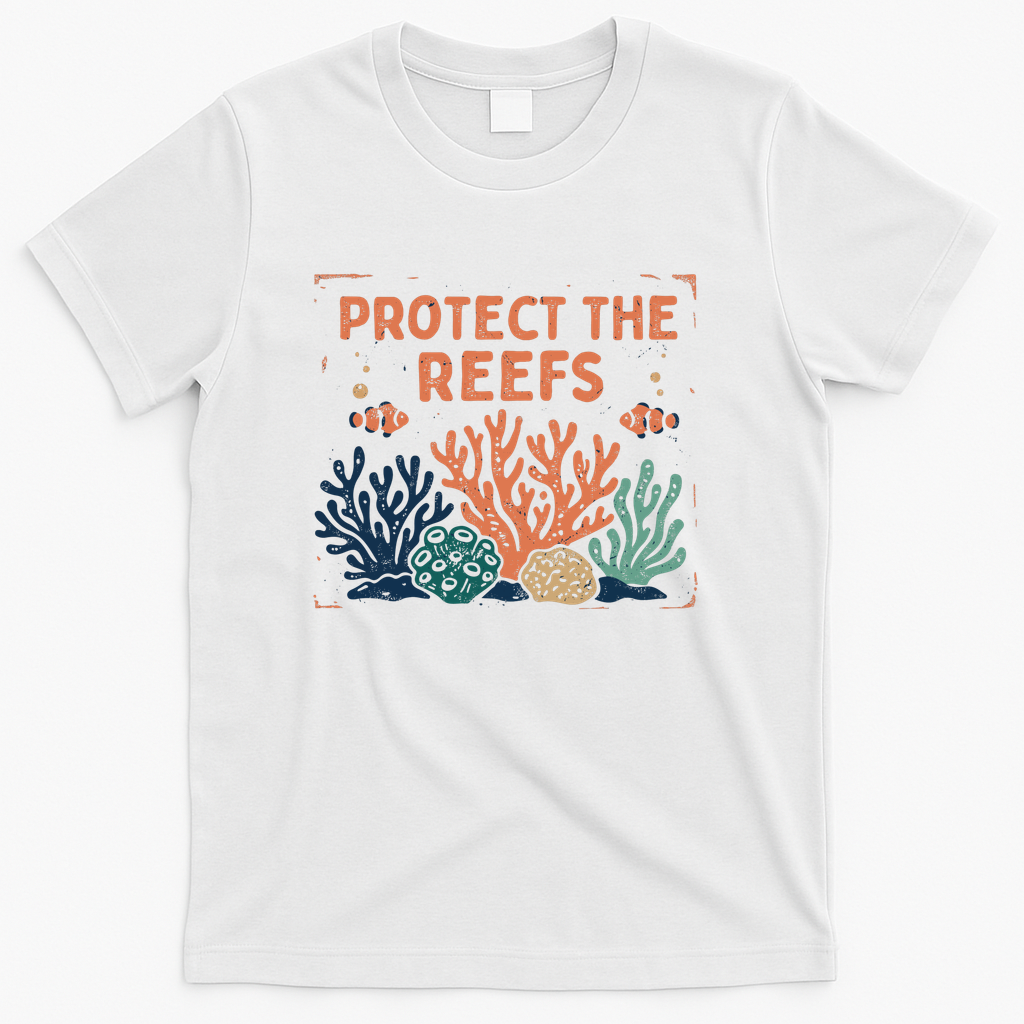 Protect The Reefs - White