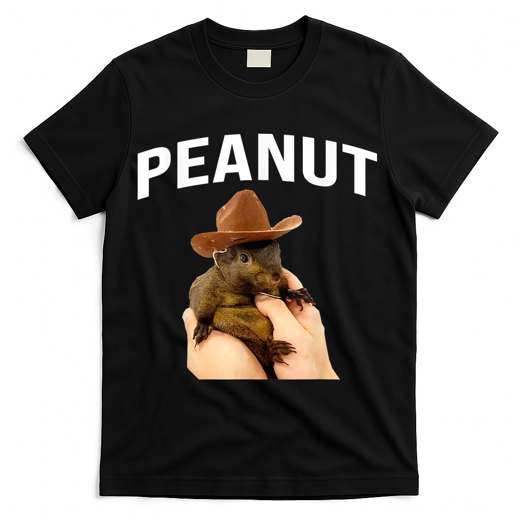 Peanut The Squirrel T-Shirt - Black
