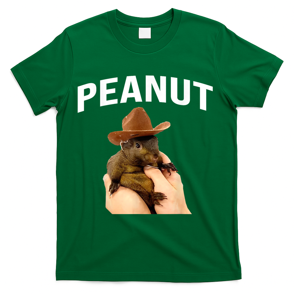 Peanut The Squirrel T-Shirt - Green
