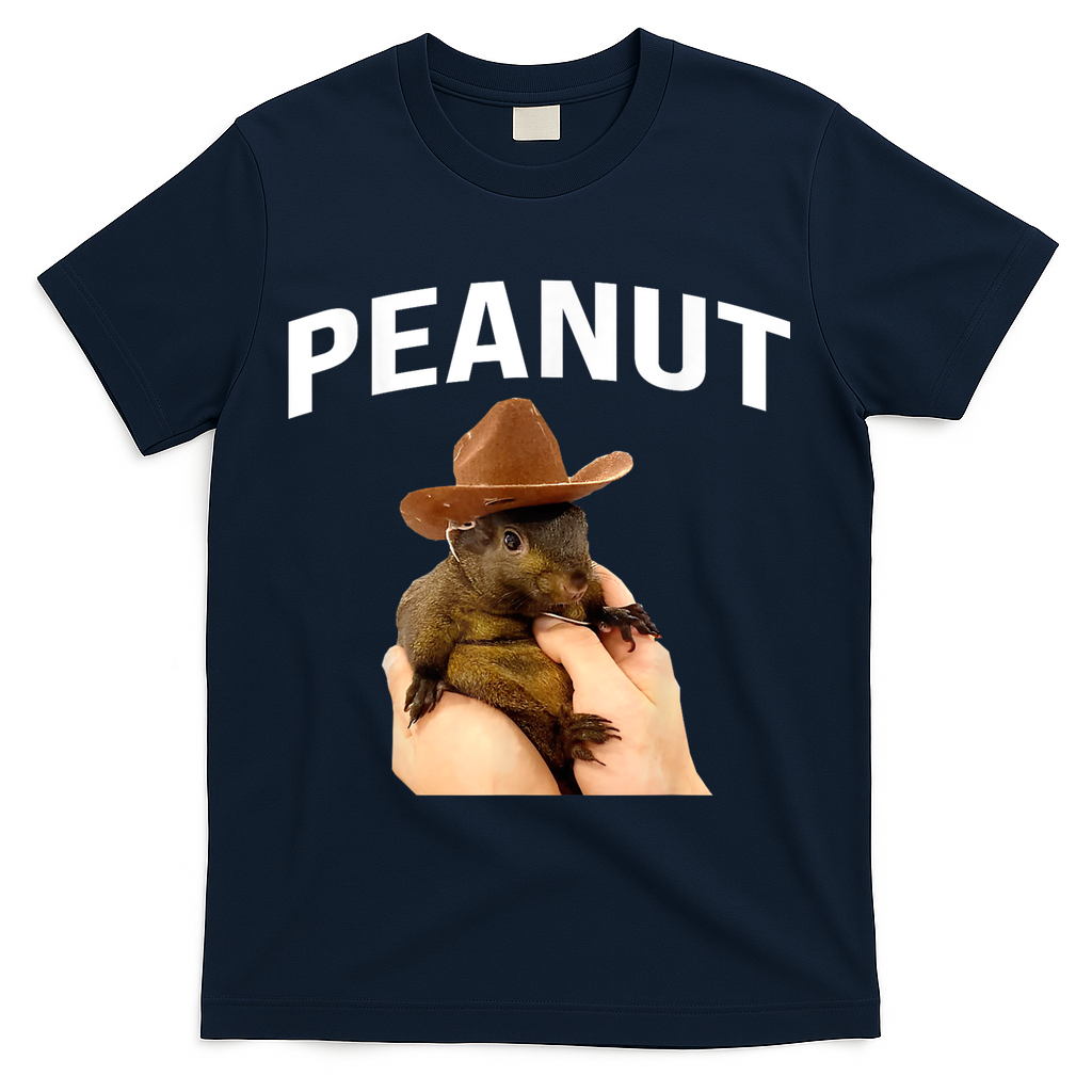 Peanut The Squirrel T-Shirt - Navy