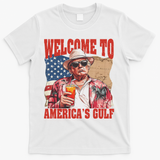 President Trump Welcome To AmericaS Gulf Mexico T-Shirt - White