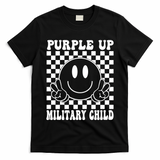 Purple Up For Military Child Retro T-Shirt
