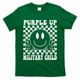 Purple Up For Military Child Retro T-Shirt