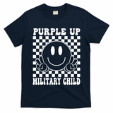 Purple Up For Military Child Retro T-Shirt