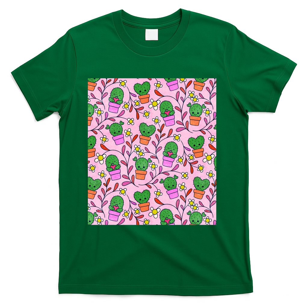 Prickly Valentines Cactus - Green