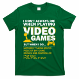 Playing Video Games Gamer Shirt Funny Gaming Console Gamer T-Shirt