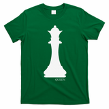 Queen Chess Piece Halloween Costume Chess Club T-Shirt - Irish Green