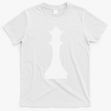 Queen Chess Piece Halloween Costume Chess Club T-Shirt - White