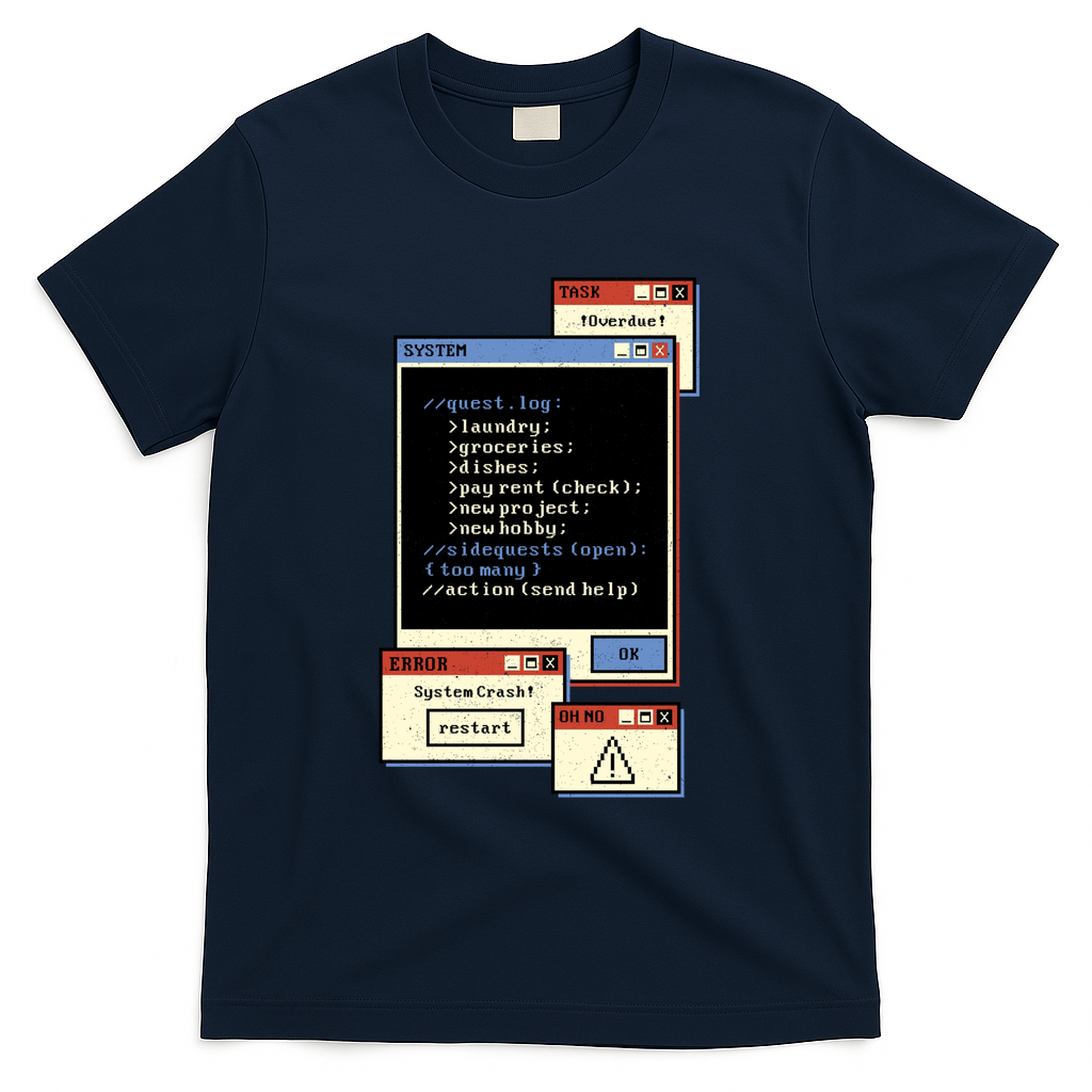 Quest Log Full. Please Delete Some Side Quests by Tobe Fonseca - Navy
