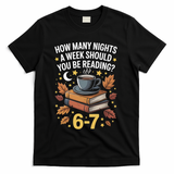 Reading 67 Six Seven Meme English Teacher Book Lover T-Shirt - Black